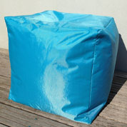 Pouf CUBE  Turquoise - Sunvibes